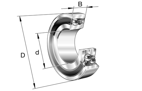 BEARING, 2200-2RS-TVH