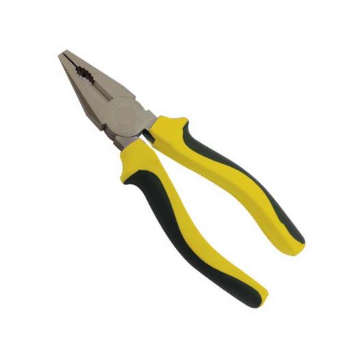 COMBINATION PLIER 8IN BLK-YLW LRCP8