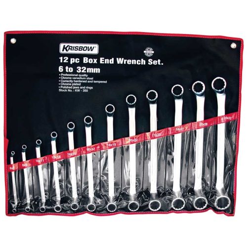 BOX END WRENCH SET 6-32MM 12PC LPBWS2