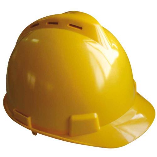 HELMET FRONT BRIM VENTED YELLOW SRHV10Y