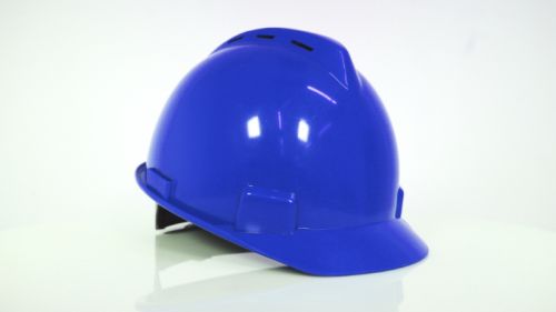 HELMET FRONT BRIM VENTED BLUE SRHV10B