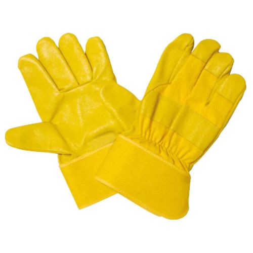 WORK GLOVE 10IN GOLD YLW LEATHER SRSG204