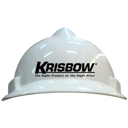 HELMET FRONT BRIM WHITE WITH LOGO