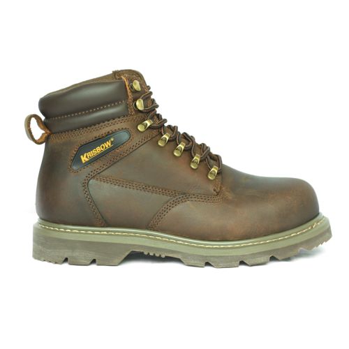 SAFETY SHOES VULCAN 6IN (41/7) BRN